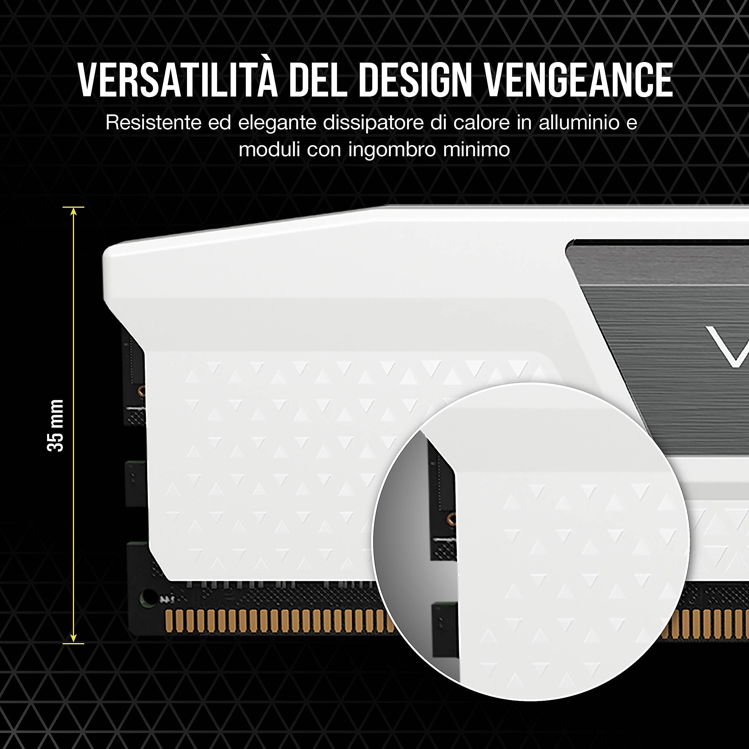 CORSAIR VENGEANCE DDR5 RAM 32GB (2x16GB) 6000MHz CL36 Intel XMP