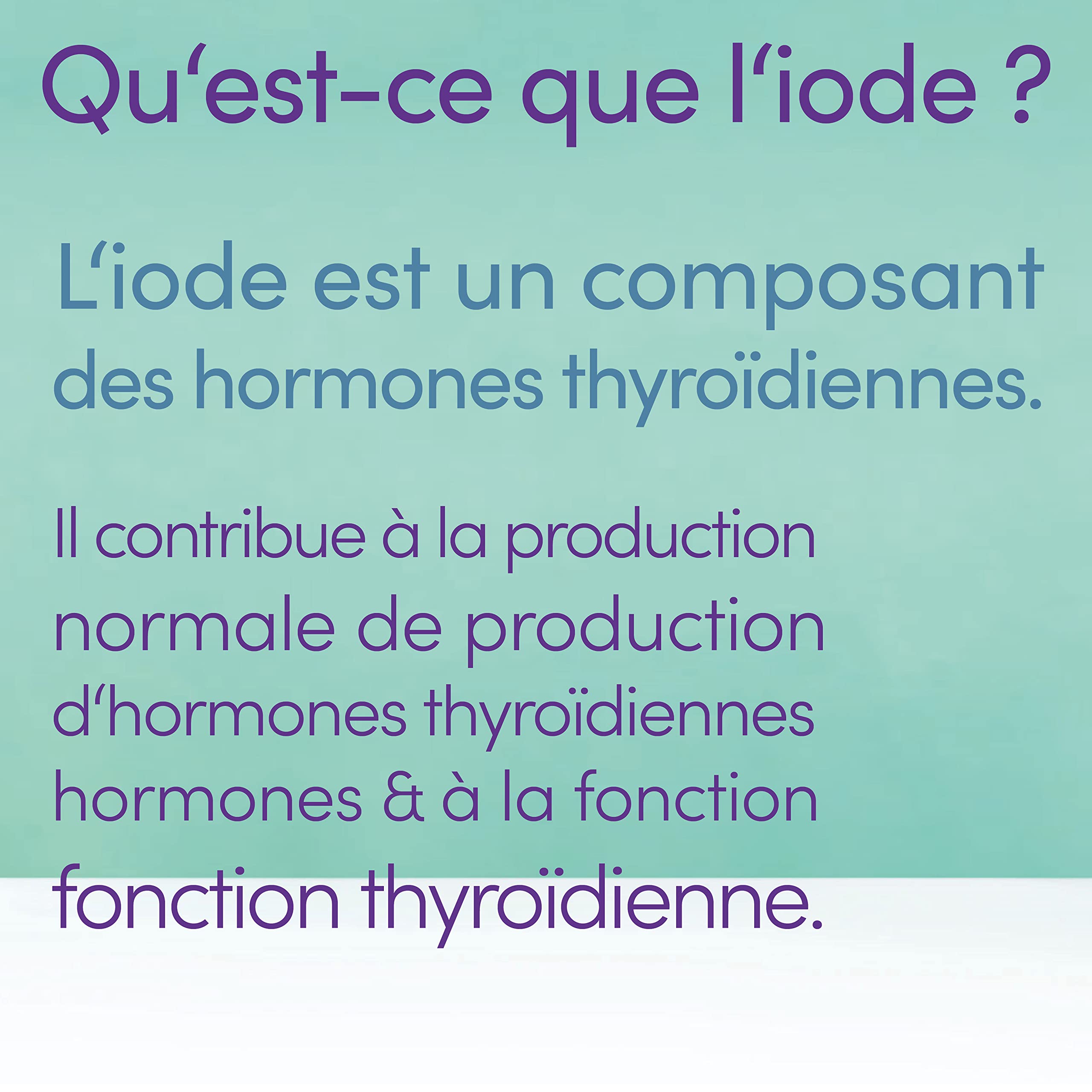 Optimox, Iodoral 12,5mg, avec Iode et Iodure de Potassium, Dépôt, 90 Comprimés végétaliens, Végétarien, Sans Gluten, Sans Soja, Sans OGM