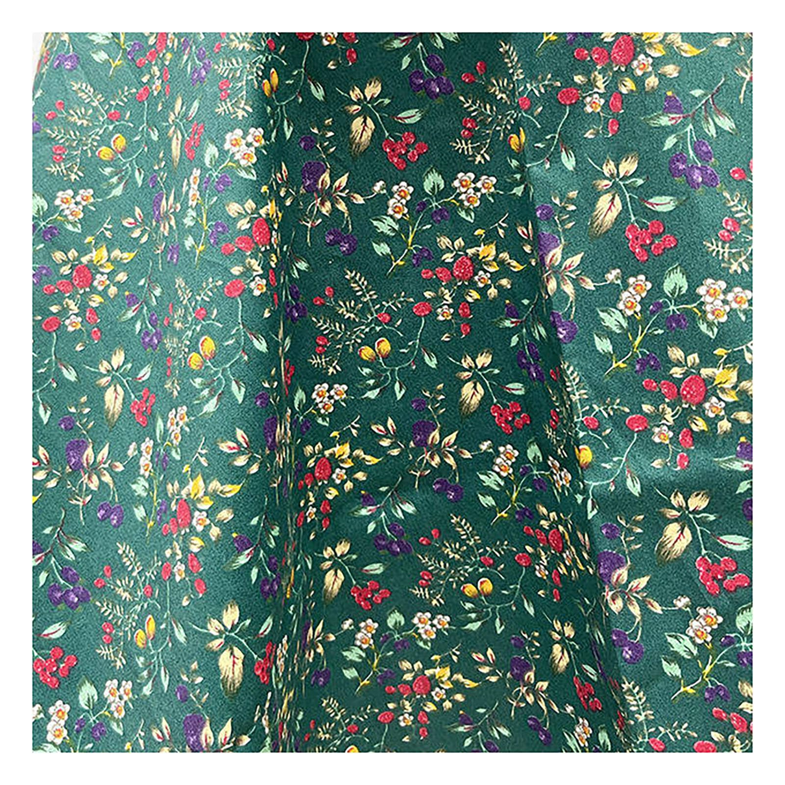 Tessuto di cotone per bambini, 100 x 235 cm, al metro, per cucire, fiori