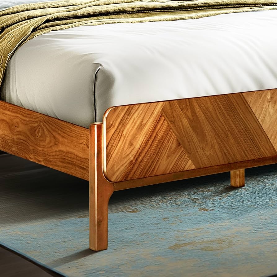 Amazon.com: RORNS Bifrost Solid Acacia Wood Queen Platform