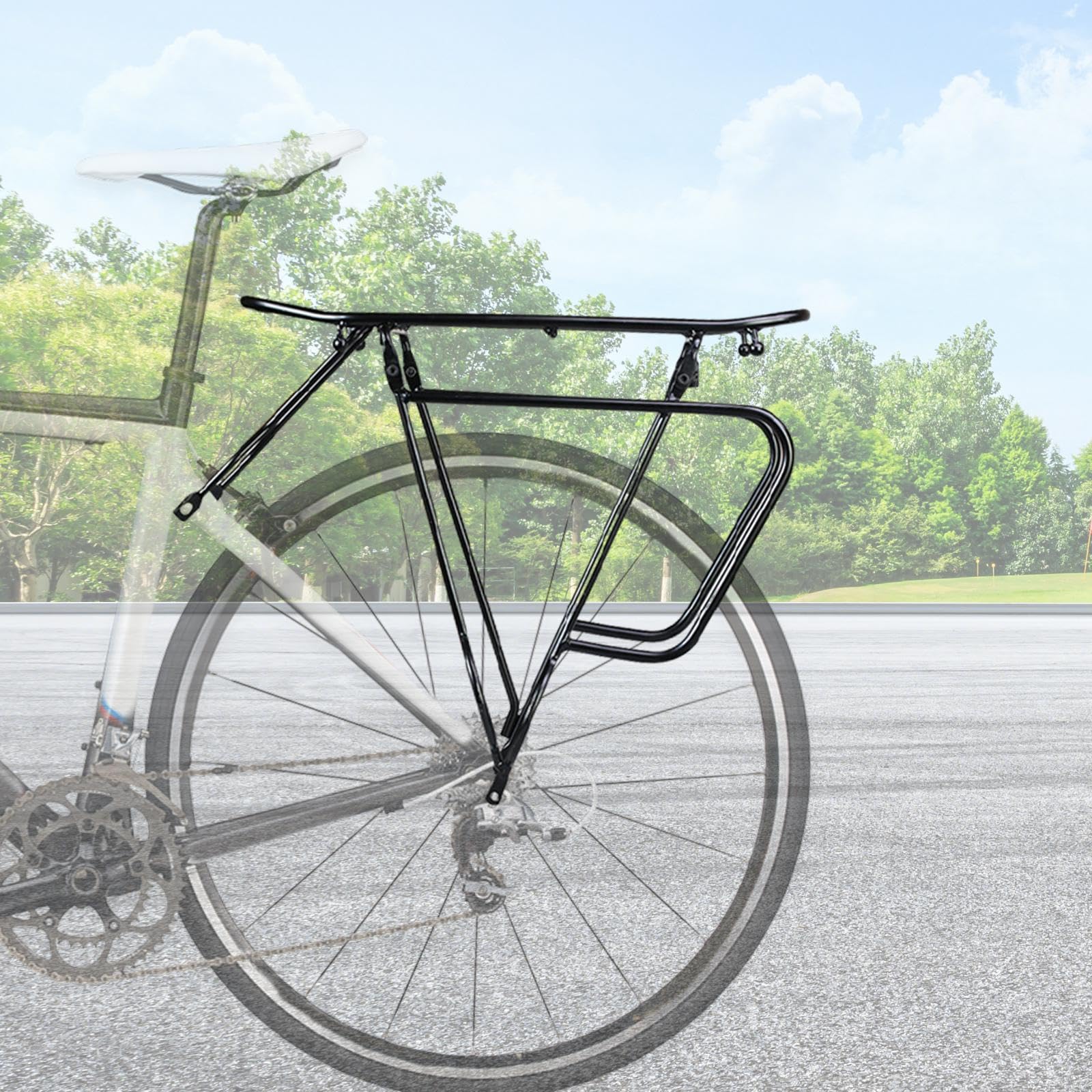 Porta Pacchi Bici Anteriore Cestino Bici Anteriore Comprare Portapacchi  Anteriore Pelago Grande Nero Per Bicicletta Bici Mountain Bike Porta Pacchi  Bici Posteriore