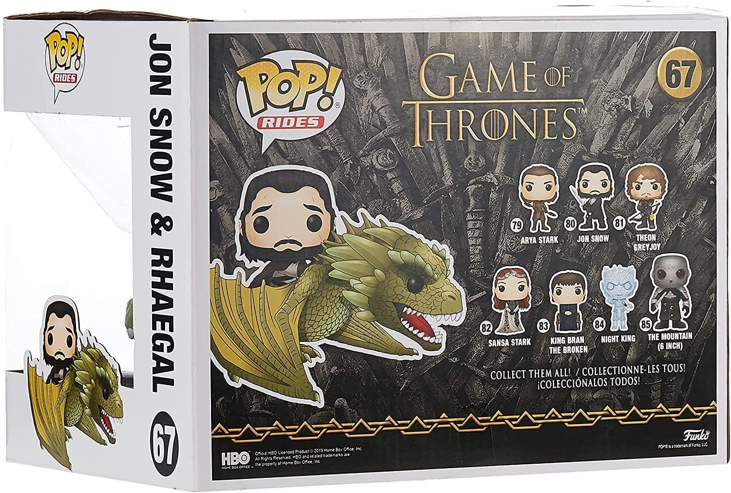 Funko Pop! Rides: Game of Thrones, Jon Snow With Rhaegal