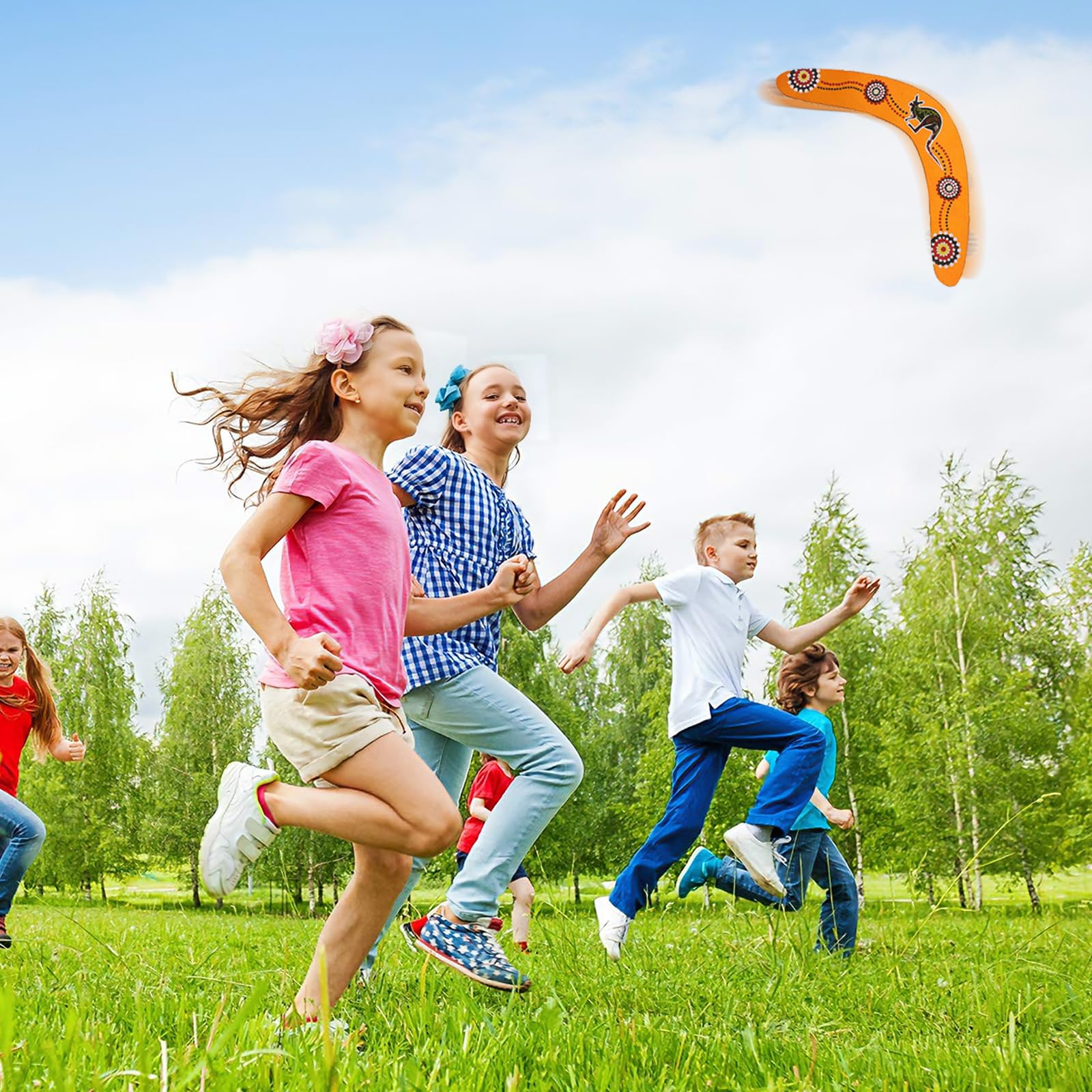 2 sztuk Boomerang dla dzieci, Drewniany Bumerang Drewniany Bumerang w kształcie litery V do rzucania gry dla dzieci dorosłych na świeżym powietrzu sport zabawki gry