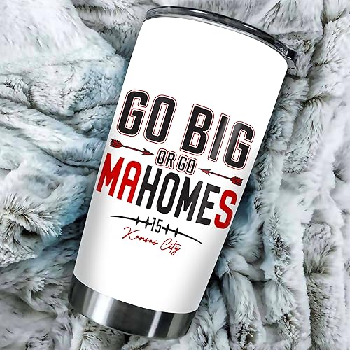 Miniatura 5 de Vaso de Patrick Mahomes II – Go Big Or Go Mahomes – Taza de té y café aislada con tapa, regalo de cumpleaños, Acción de Gracias, Navidad para