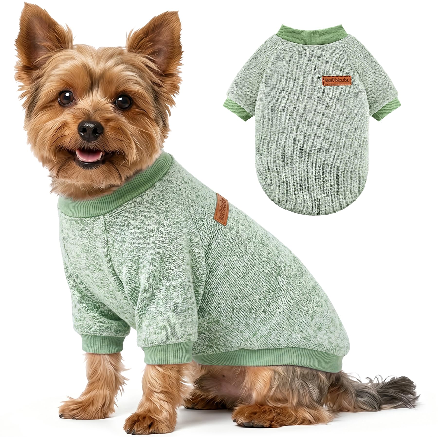 1 Pack Dog Sweaters for Small Dogs Girl Boy Winter Fleece Clothes Warm Soft Dog Sweatshirt Outfit for Dogs Cats Pet Apparel
