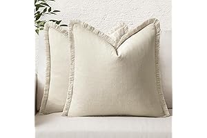 MIULEE 18x18 Pillow Covers Set of 2