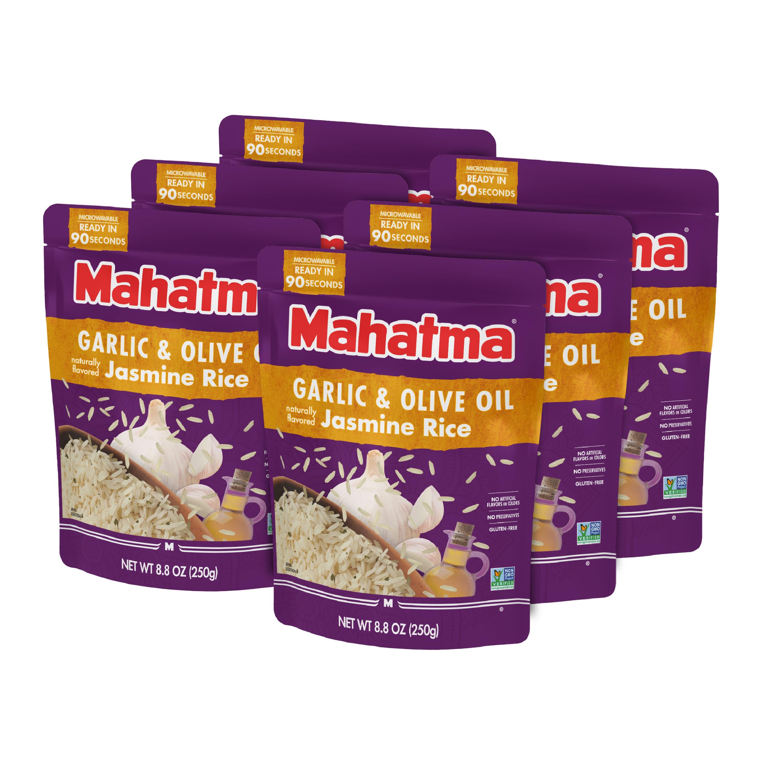 Amazon.com : Mahatma Ready to Heat Garlic & Olive Oil–Flavored