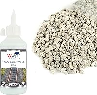 Vista 19 de War World Scenics - Kit de pegamento de 2.2 lbs y 16.9 fl oz para carriles modelo – ciruela de grado medio