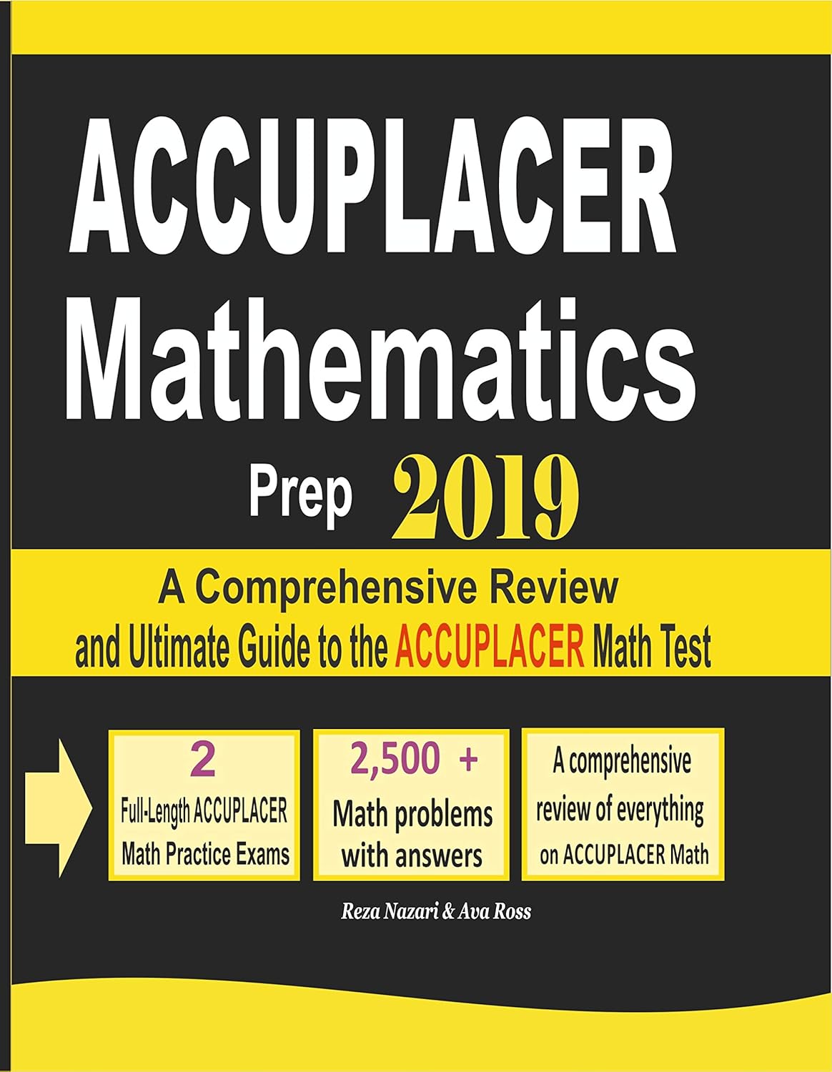 ACCUPLACER Mathematics Prep 2019 A Comprehensive Review