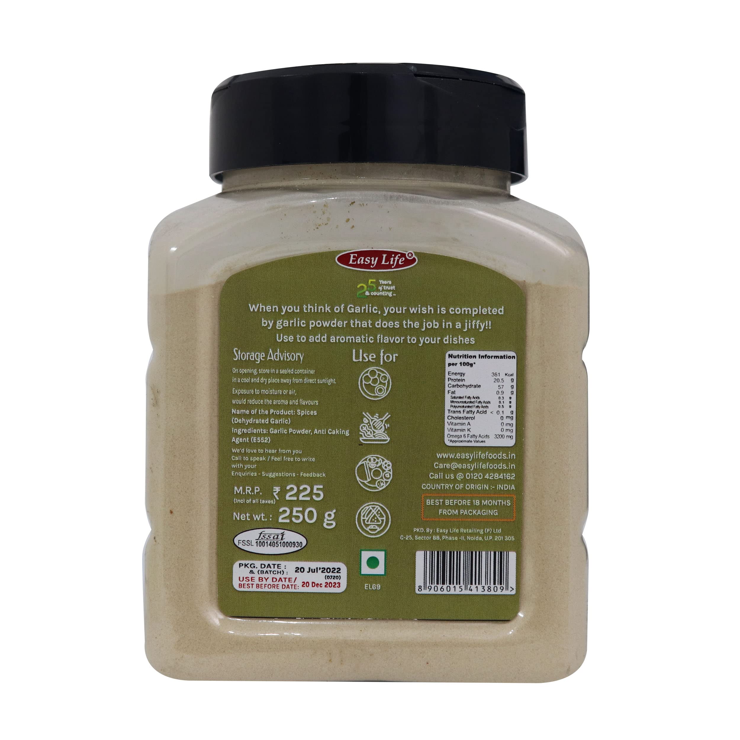 Easy Life Garlic Powder 250g - Image 2 thumbnail
