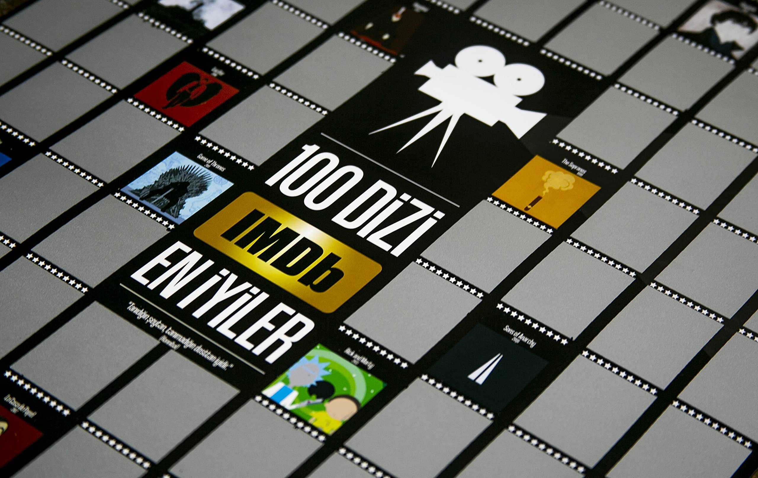 Check100 IMDb TOP 100 Kazıkazan DİZİ Hediyelik Poster