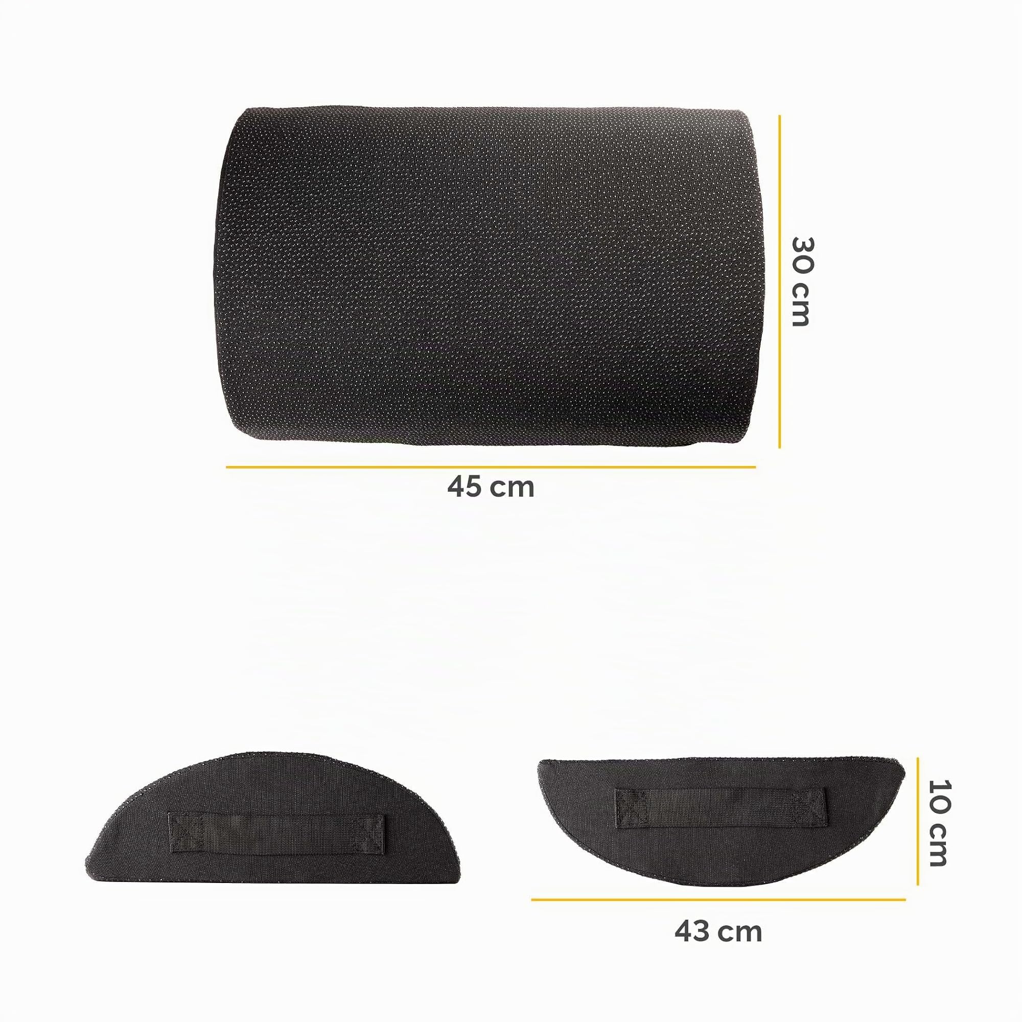 Fellowes Breyta Fußstützenkissen - Ergonomische Unterstützung, Schaukelbewegung, rutschfeste Unterlage, umweltfreundliche Materialien, Tragegriff, 5 Jahre Garantie, ideal für Büro und Zuhause