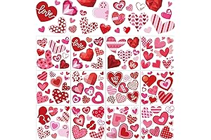 Whaline Valentine Rub on Transfers: Enchanting Hearts for Your Valentine's Day Crafts