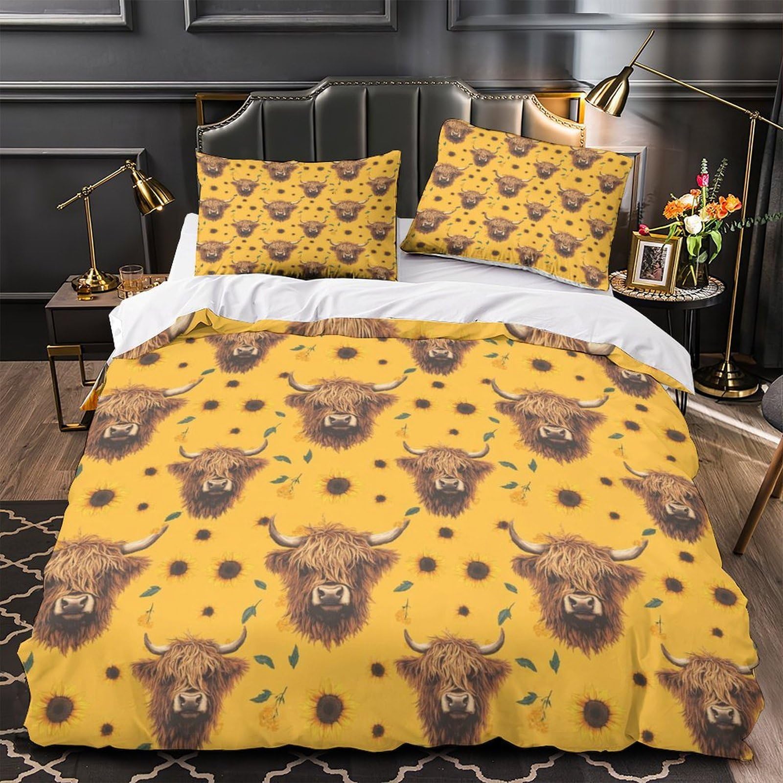 Housse de couette microfibre hypoallergénique respirante 220x240 avec fermeture éclair