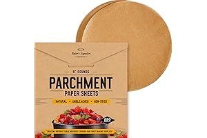 Bulk Parchment Paper Liners | 220 Sheets of 9 Inch Round Cake Liners