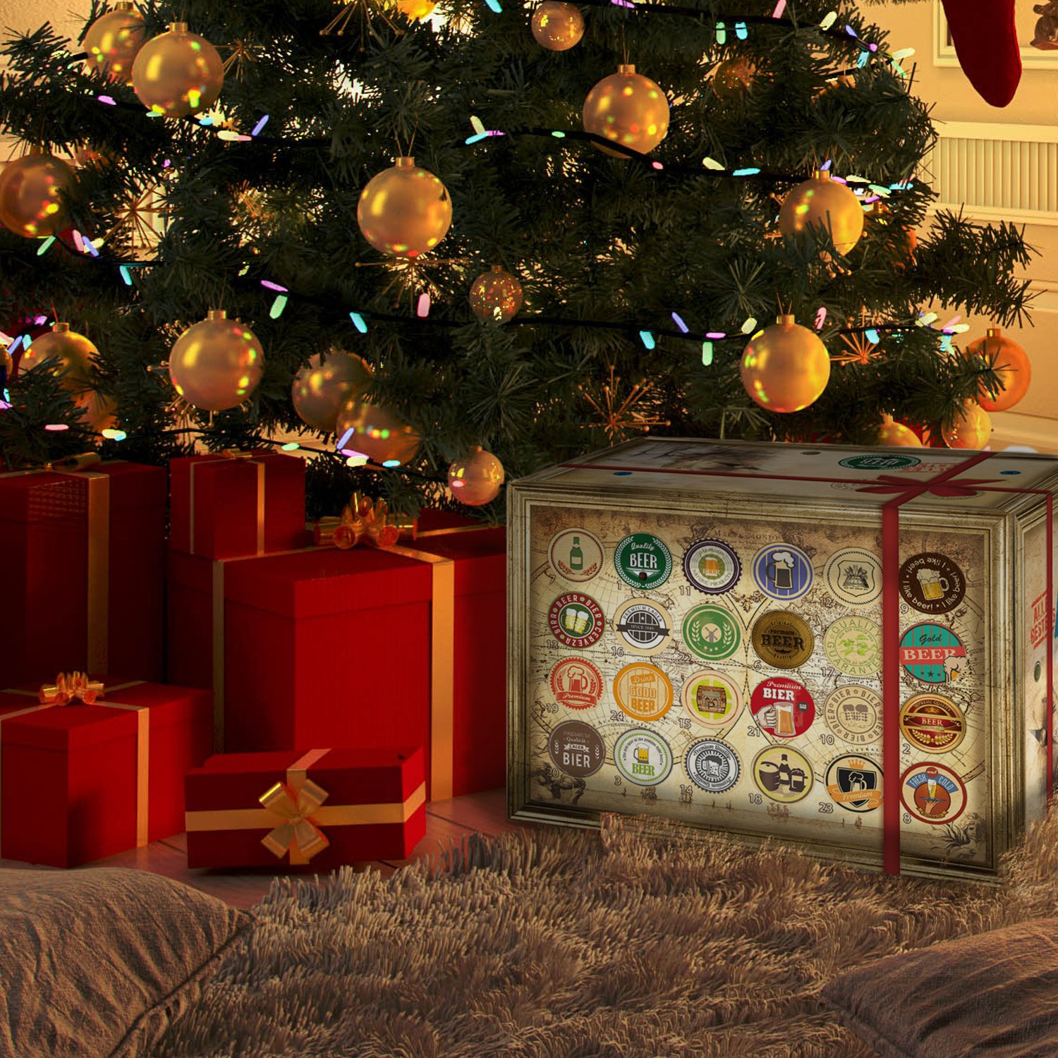 Nikolaus Bier Adventskalender 2024 2025 / Bier Weihnachtskalender/Biere der WELT