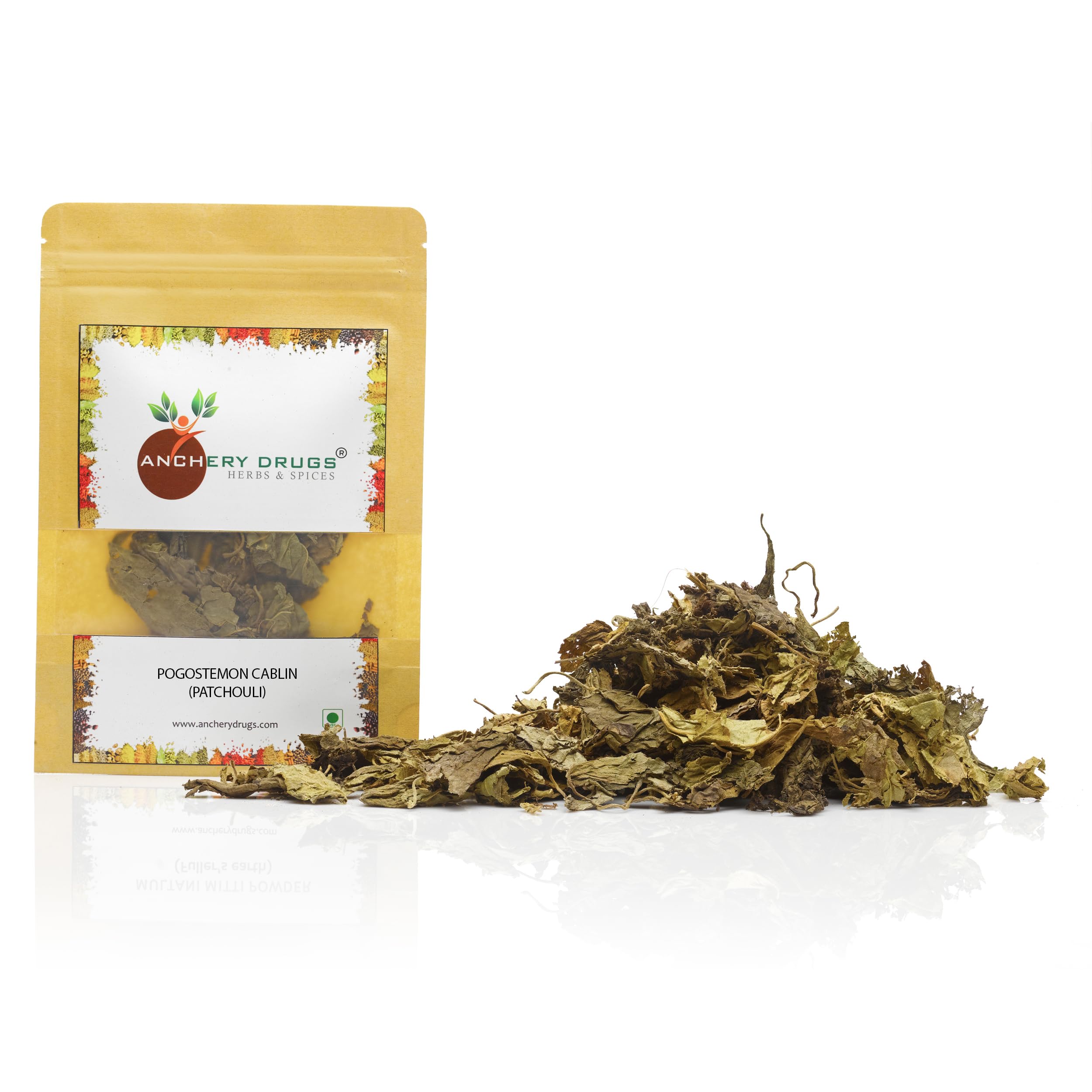 ANCHERY DRUGS Pachila, Pachilai, Pogostemon Cablin, Patchouli Leaves Dried (100 gms)