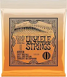 Ernie Ball Ukulele Ball End Nylon Strings, Clear (P02329)