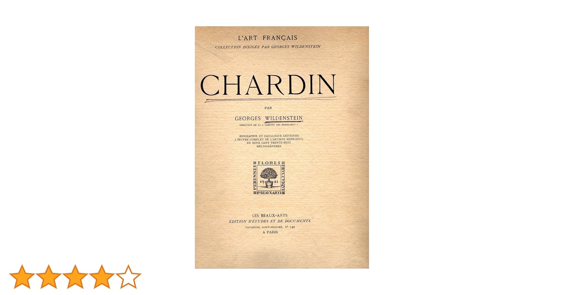 Amazon | Chardin: Catalogue Raisonne | History