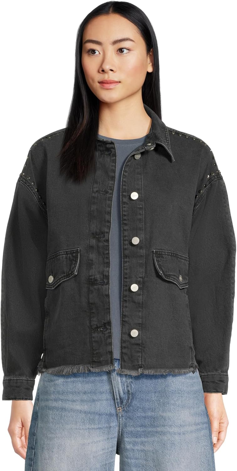 AllSaints Women's Hettie Stud Shacket