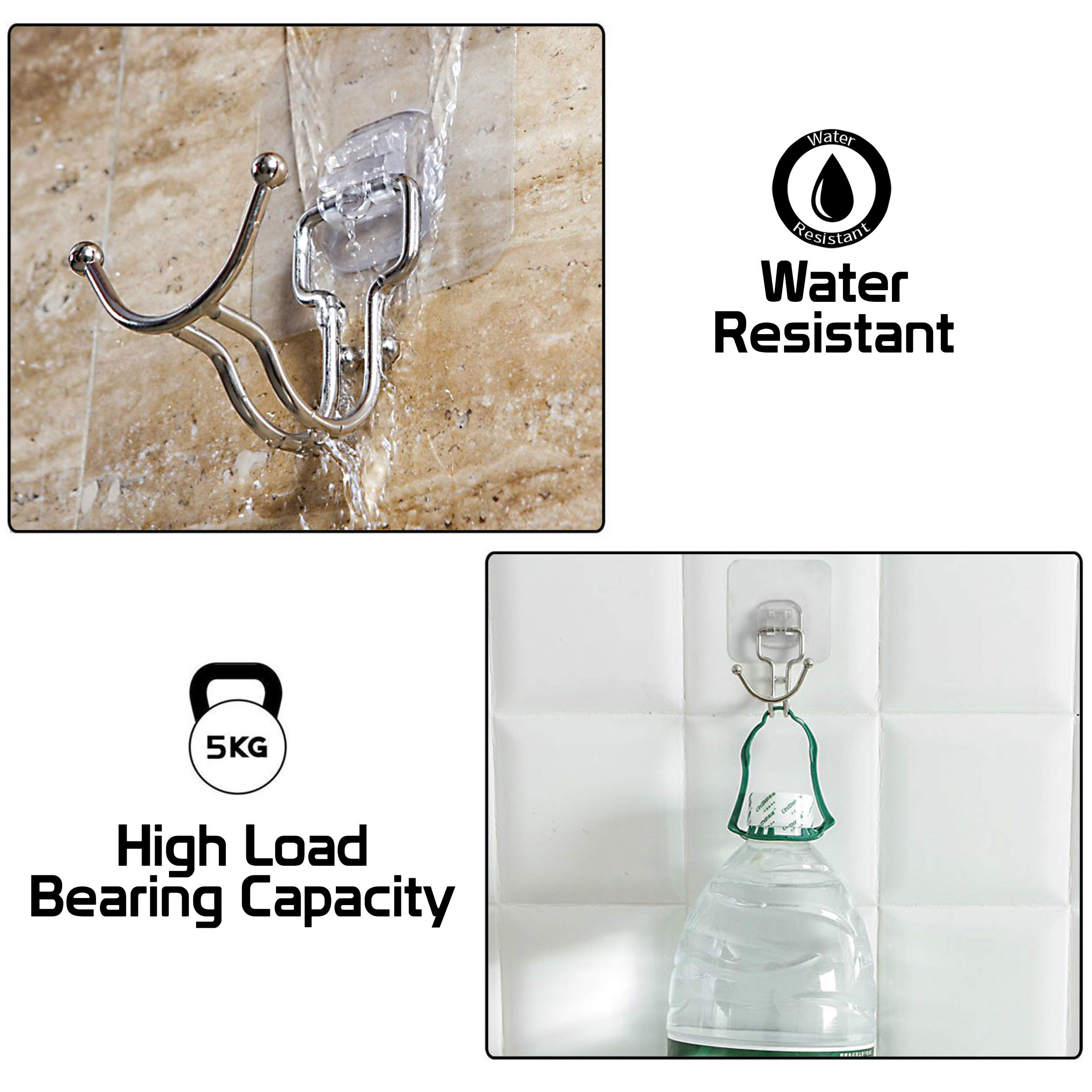 HOKIPO Magic Sticker Hooks - No Drill Wall Hooks -7 HOKIPO Magic Sticker Hooks - No Drill Wall Hooks -7
