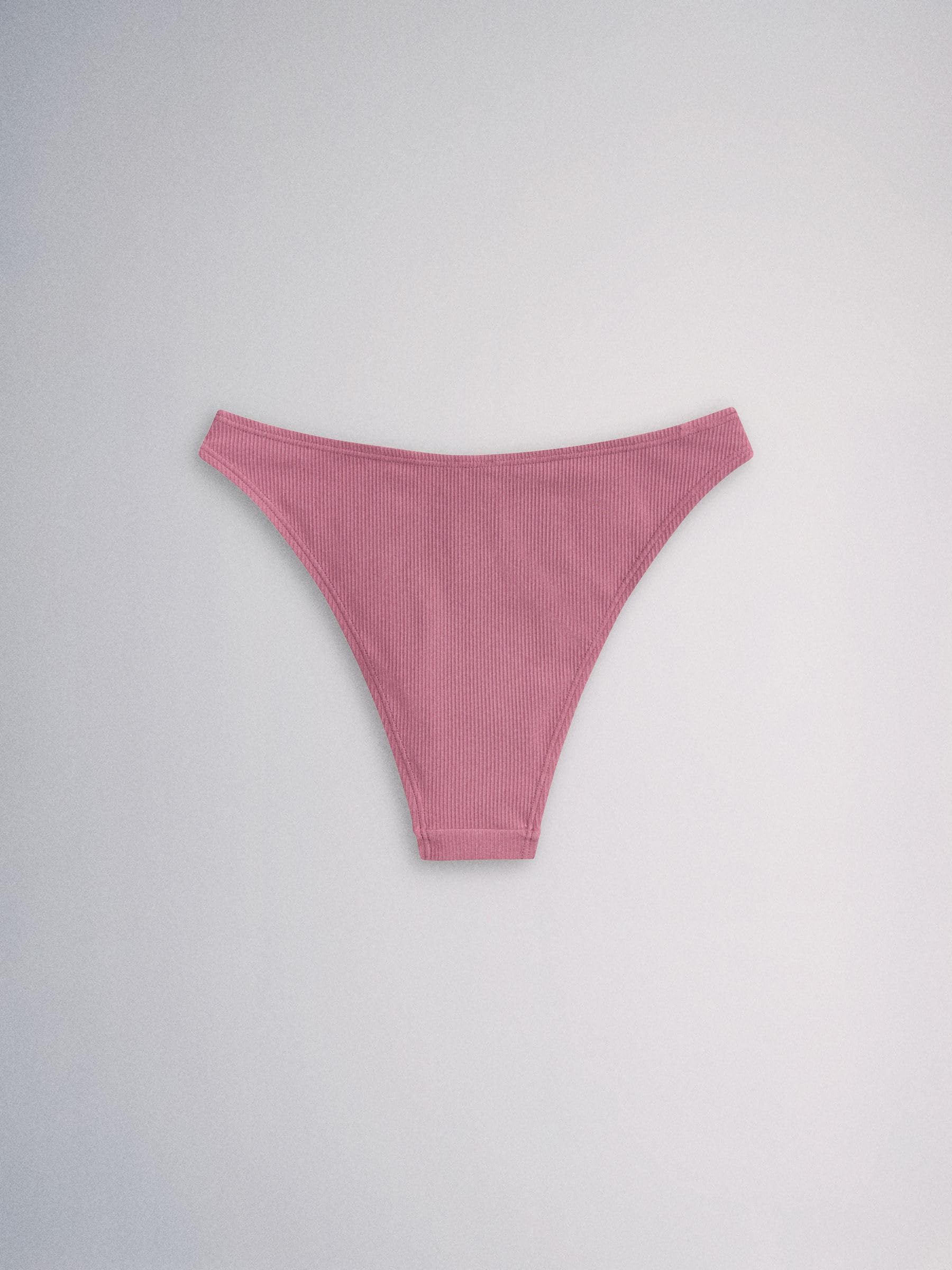 THE SET Donne Confezione da 3 di Slip Bikini a Gamba Alta | Adulto, High Leg, Mid Rise, Pull On, Lavabile in lavatrice