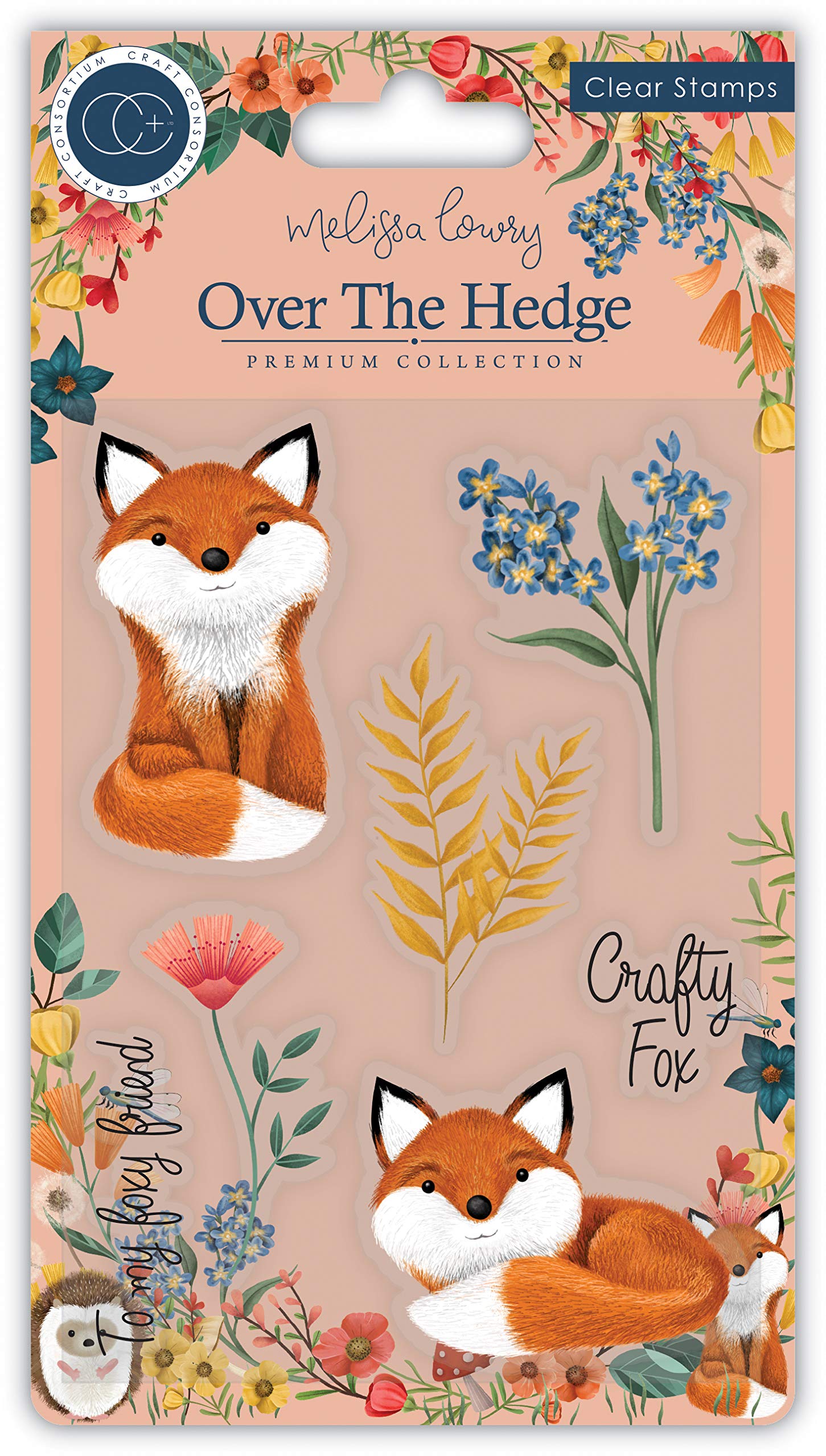 Craft Consortium Over the Hedge - Stamp Set - Henry the Fox