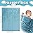 Frienda 4 Pcs Baby Fuzzy Blanket Fluffy Baby Blanket for Boys Girls Soft Warm Infant Newborn Toddler Receiving Nursery Bed Supplies, 32 x 24 Inch(Blue Color)