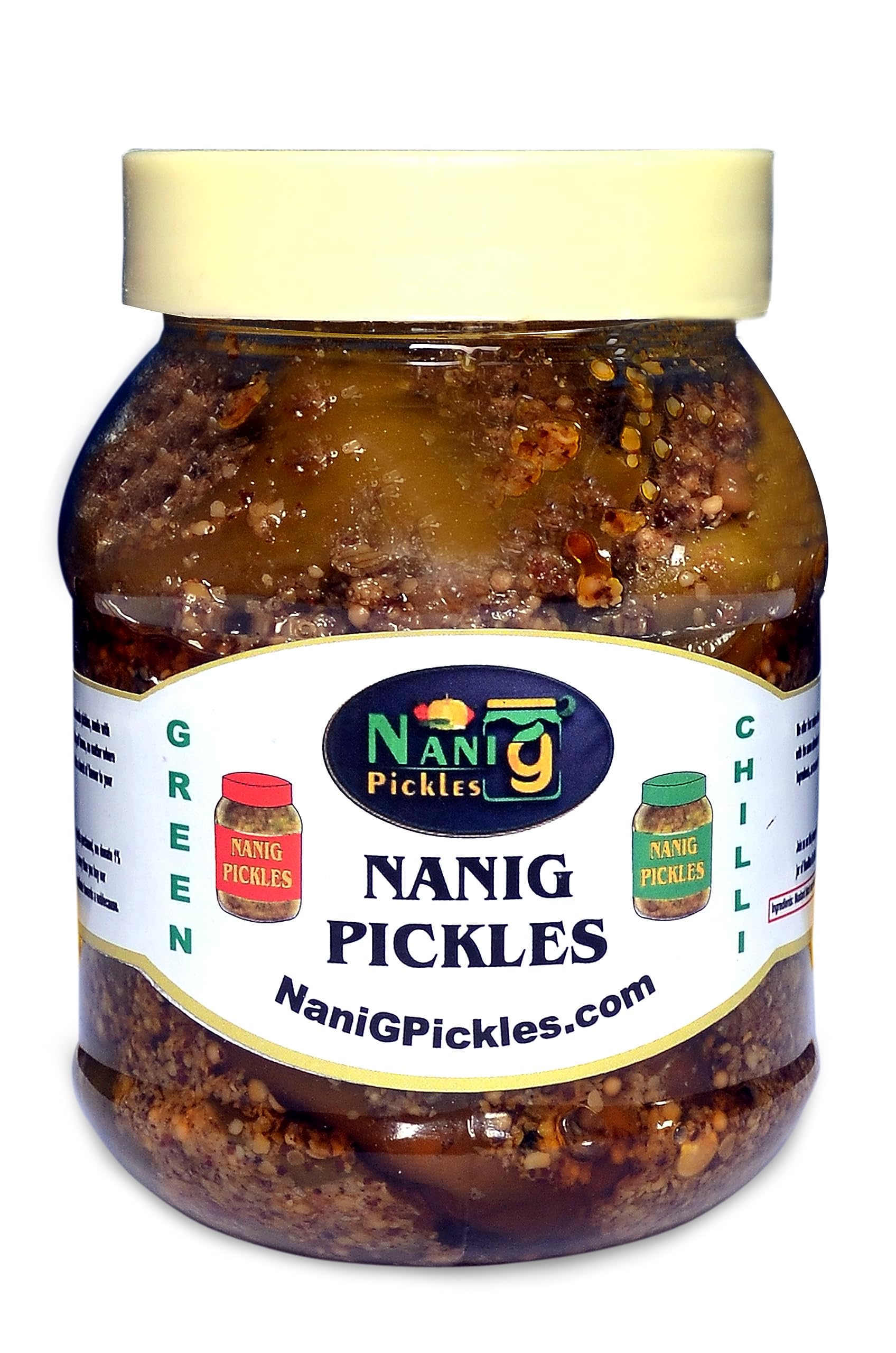 Nani G's Green Chilli Pickle Zesty Spice from Tradition