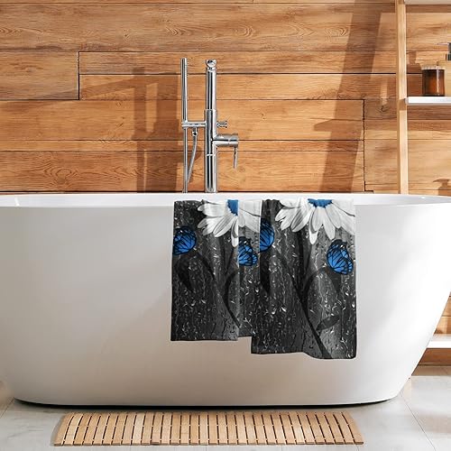 Vista 422 de Giwawa Juego de 2 toallas de mano de pino con ciervos del bosque, toallas de baño, suaves y absorbentes, para bar, bar, cocina, hotel, spa, Ciervo