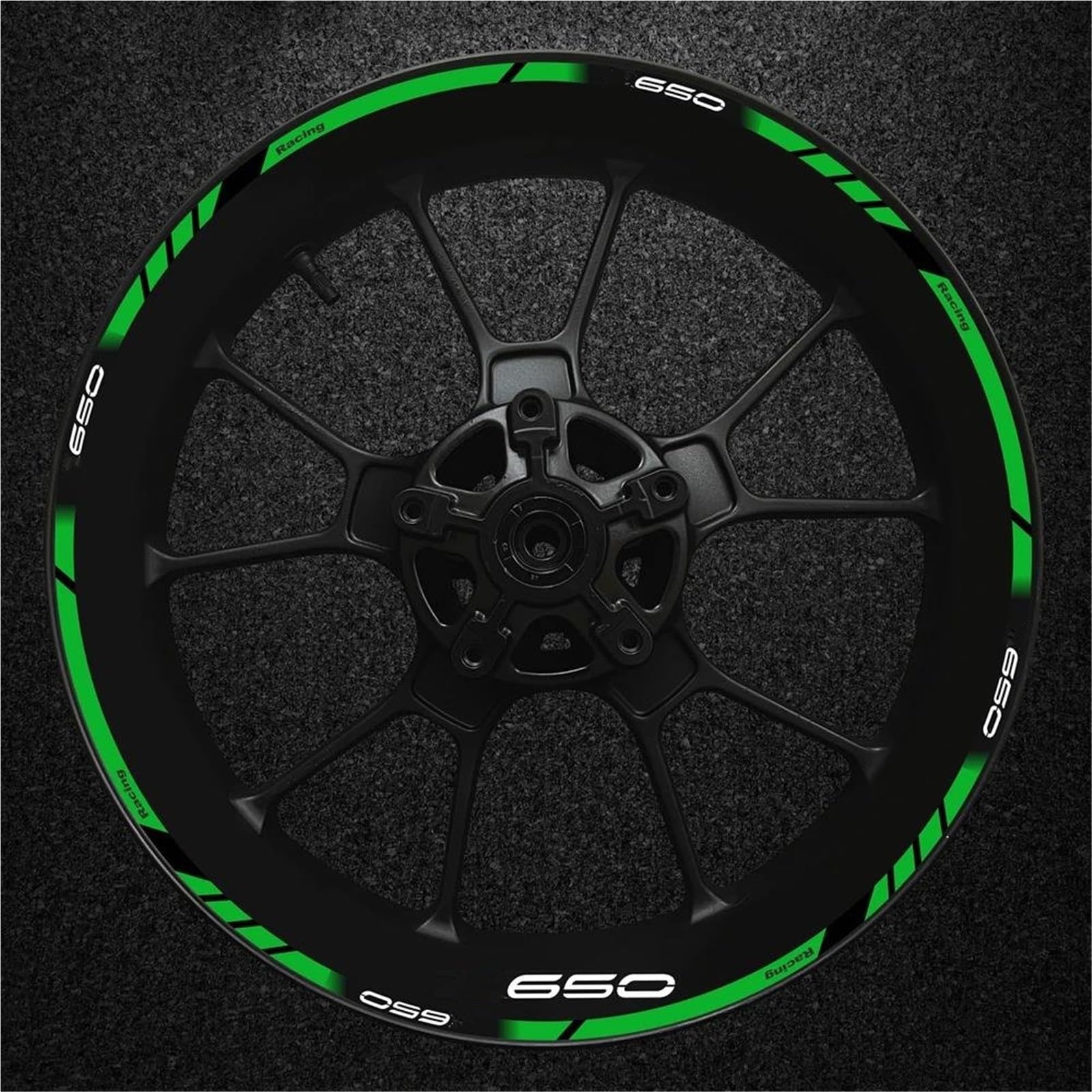 Wheel Stickers Motorcycle Wheel Decal for for Z650 for Z 650 Reflective Rim Decals Stripe Tape Hub Stickers Rim Reflective Decal