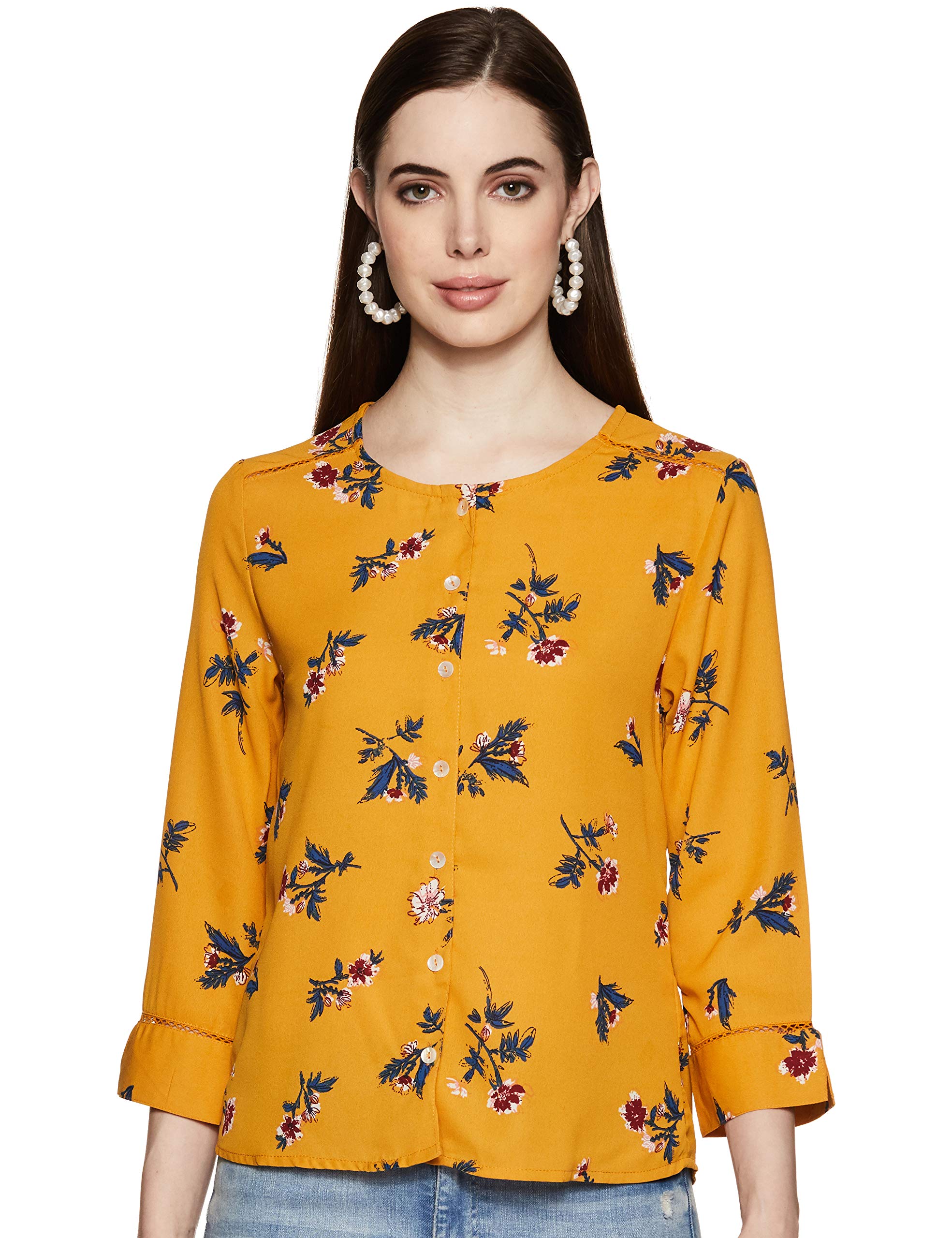 Rare Womens Regular fit Top (EP3190-L_Mustard L) (B07PGPR9RQ) Amazon Price History, Amazon Price Tracker