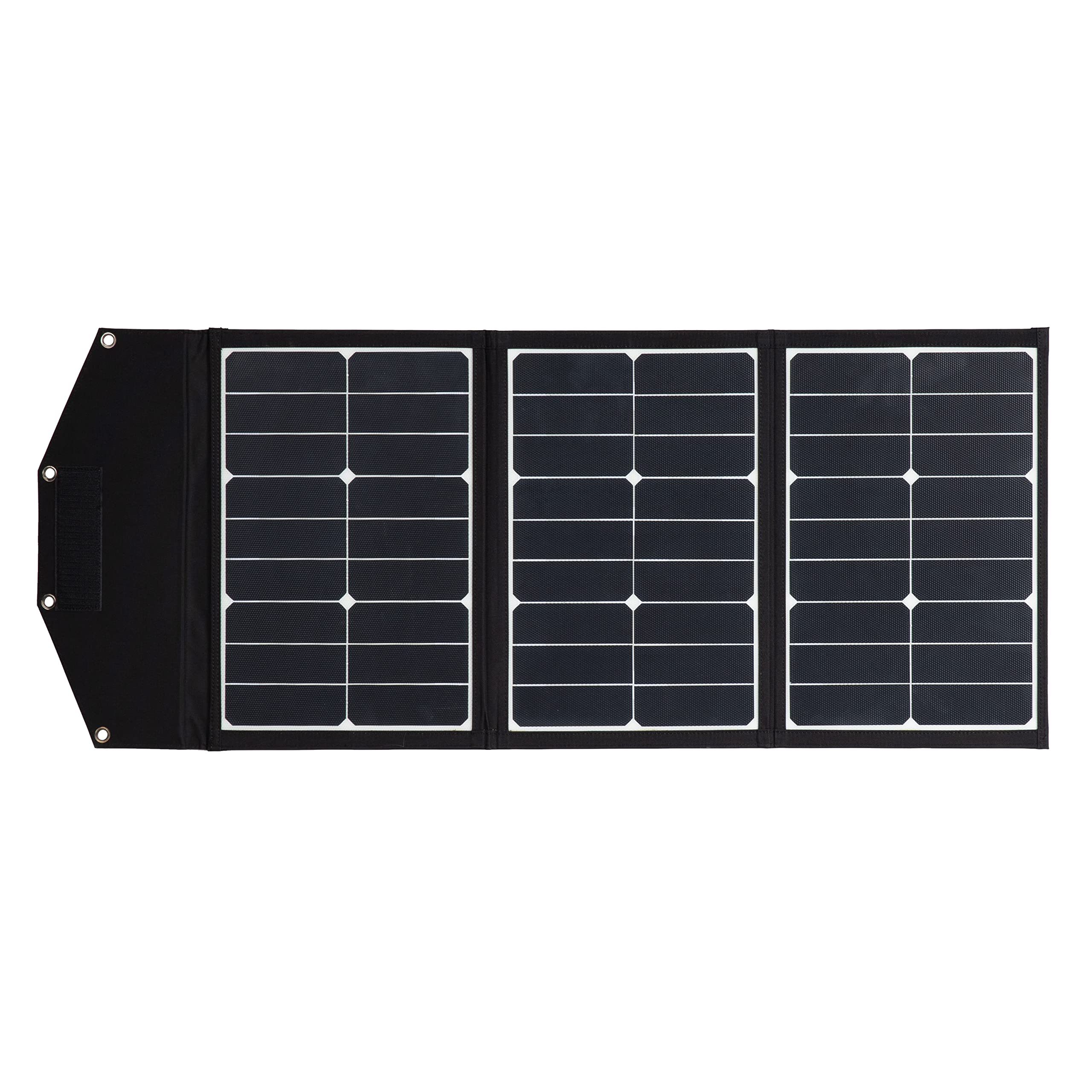 Cummins Panel solar portátil de 60 W para estaciones de energía portátiles, iPhone, iPad, tabletas, laptop, con puertos USB QC 3.0 y USB-C, salida CC, para exteriores, camping, caravanas y viajes
