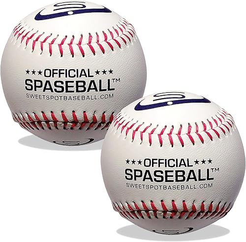 SweetSpot Pelotas de béisbol de plástico Pelotas de béisbol de plástico para patio trasero para jóvenes, niños, adolescentes y adultos
