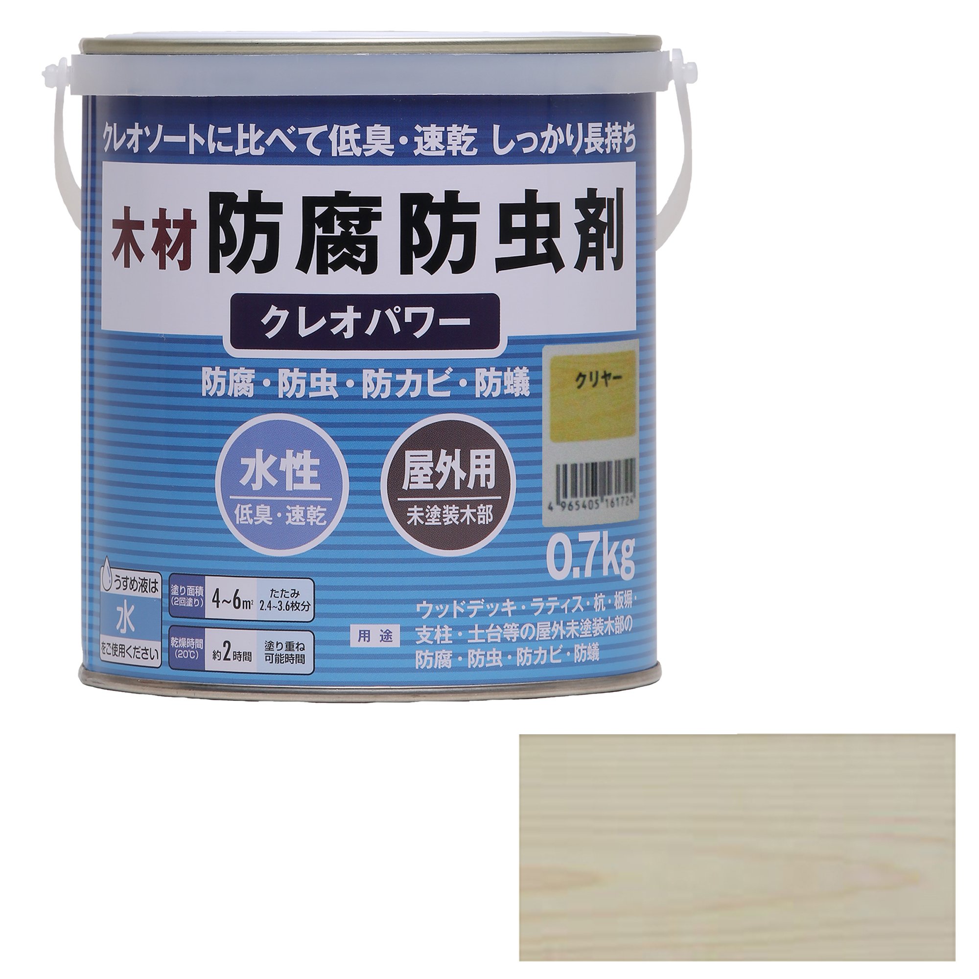 Amazon 和信ペイント クレオパワー クリヤー 0 7kg 800501 塗料缶・ペンキ