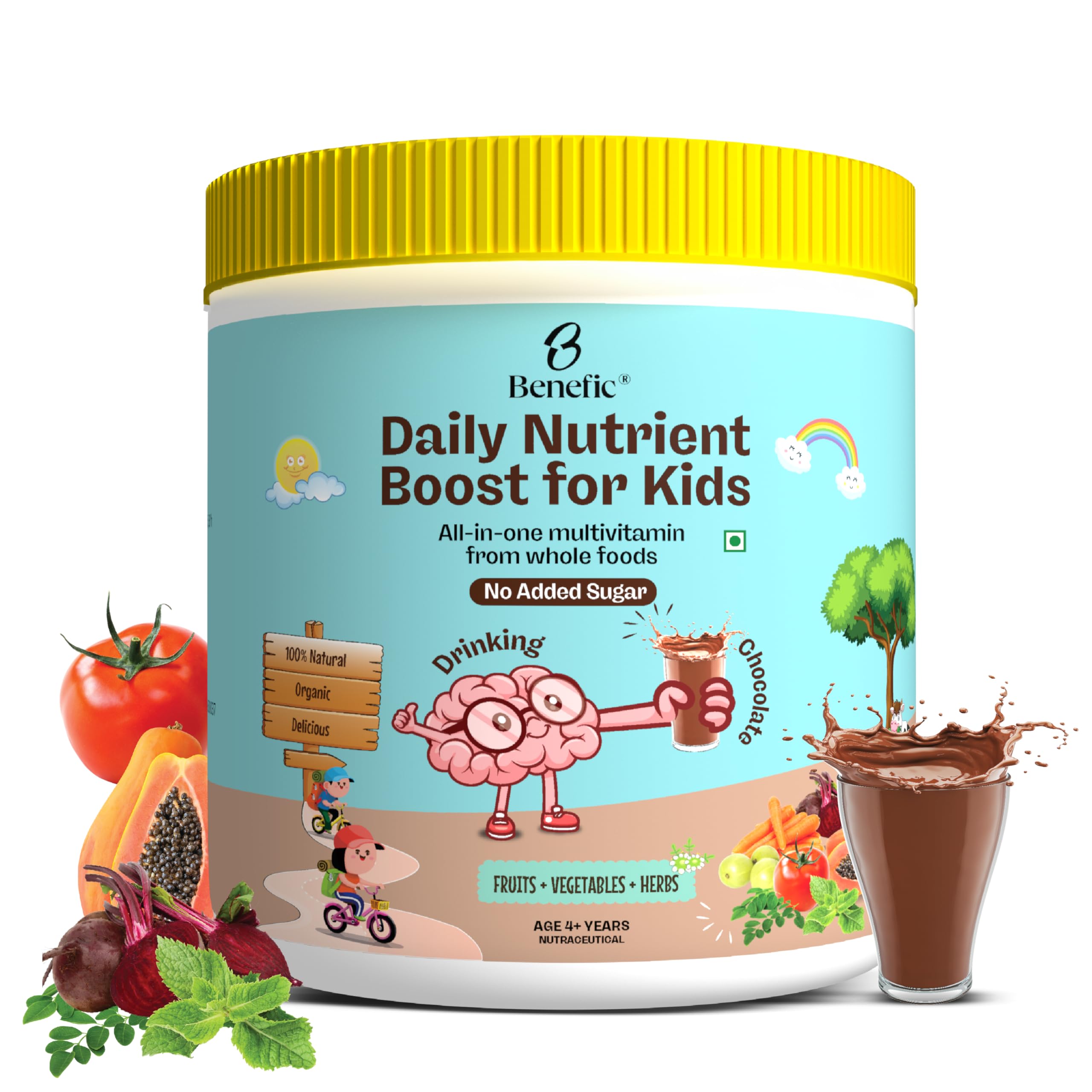 Benefic Daily Nutrient Boost for Kids Drinking Chocolate 300 Gm (B0CW6LR2V2) Amazon Price History, Amazon Price Tracker