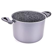 ALLUFLON Tradizione Italia Pentola, Alluminio, Nero, 22 cm