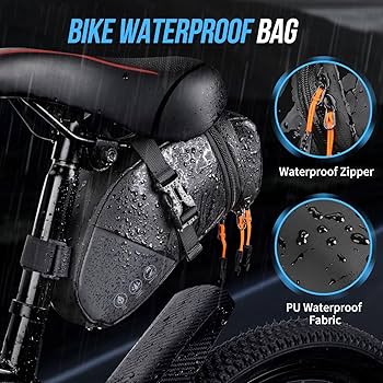 Amazon.com: WOTOW Bike Saddle Bag - Waterproof Bike Seat Bag