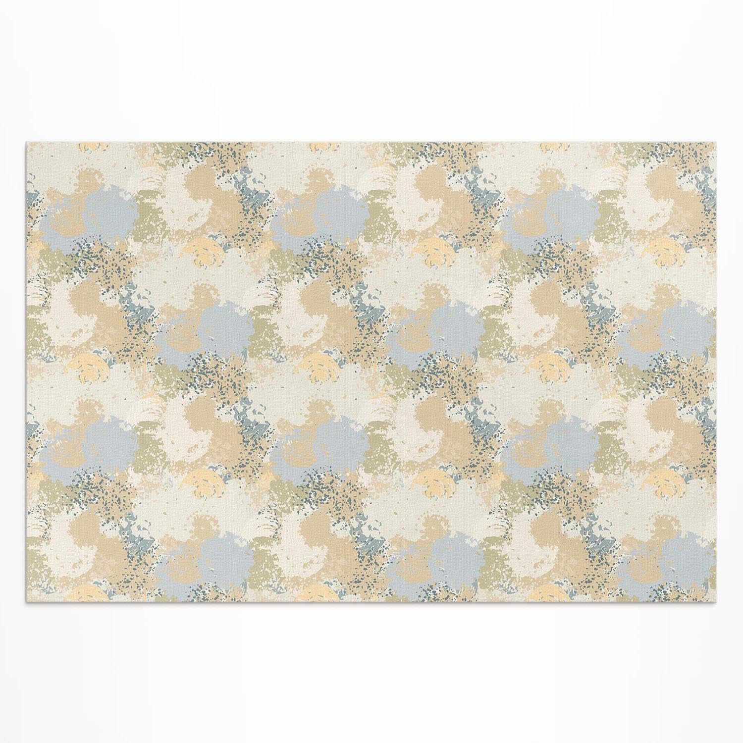 Tapis d'extérieur rectangle pour décoration de balcon porche et terrasse jardin