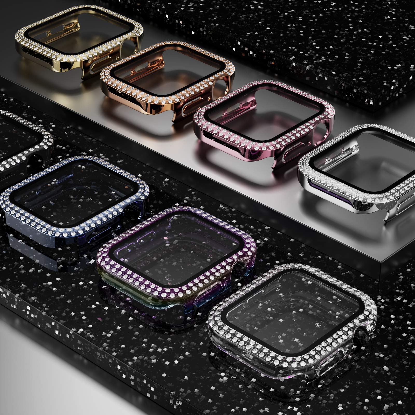 シリーズ1/2/3用■鬼キラキラカスタムカスタムカバー42mm用 Apple Watch - シリーズ1/2/3用□鬼キラキラカスタムカスタムカバー