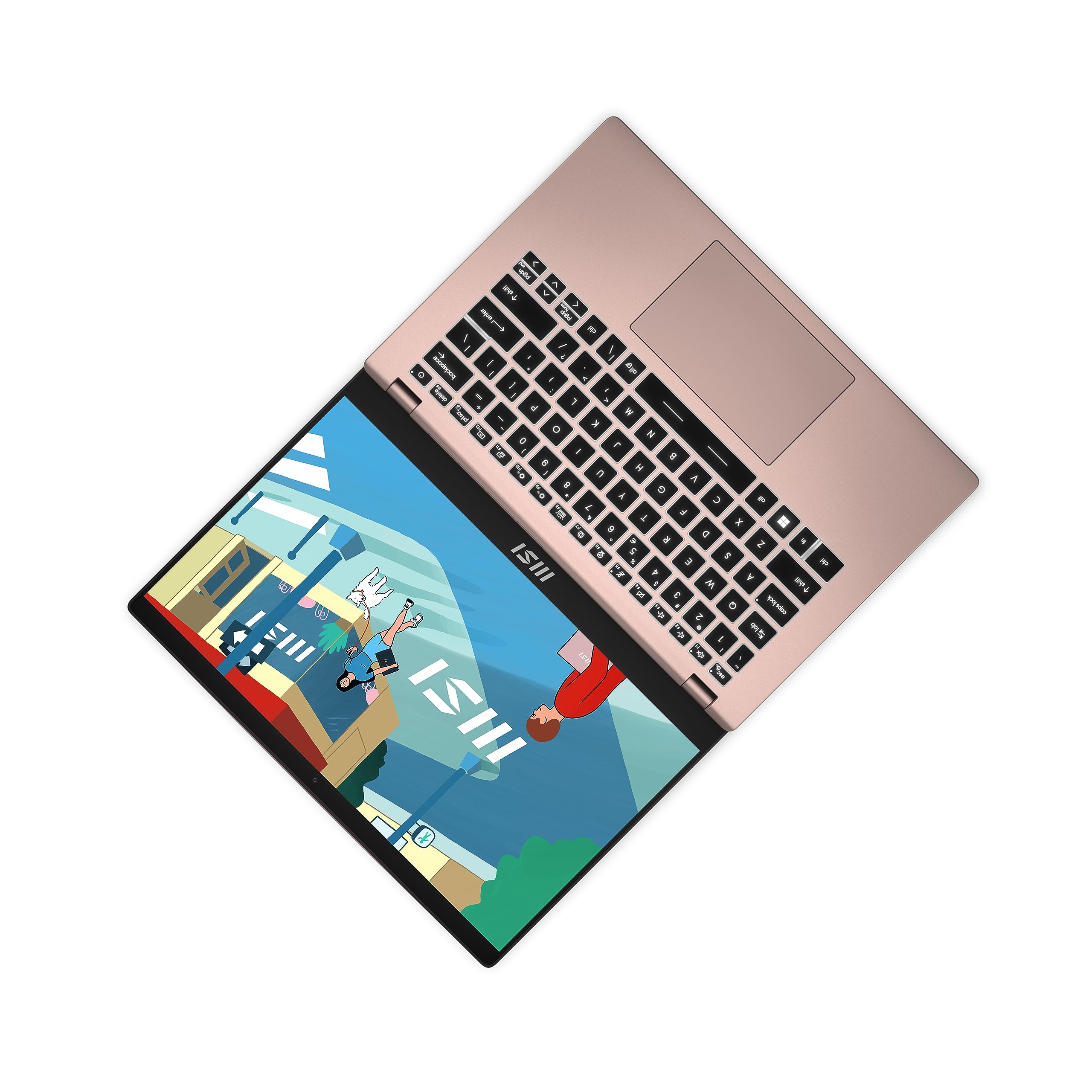 msi Modern 14 C13M-696IT, Notebook 14" Full-HD 60Hz, Intel i5-1335U, Intel Iris Xe, 8GB RAM DDR4, 512GB SSD M.2 PCIe 3, Win 11 Home [Layout e Garanzia ITA] Rosa