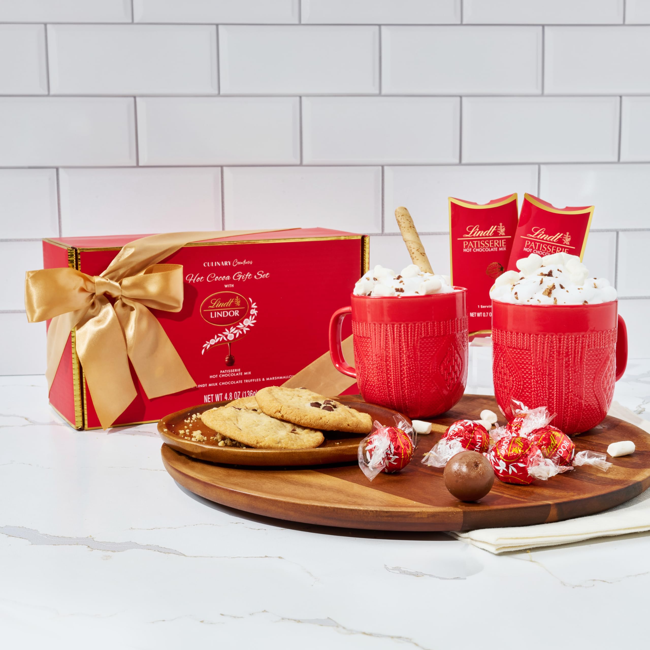 Amazon.com : Hot Cocoa Gift Set, Made with Lindt Gourmet Hot