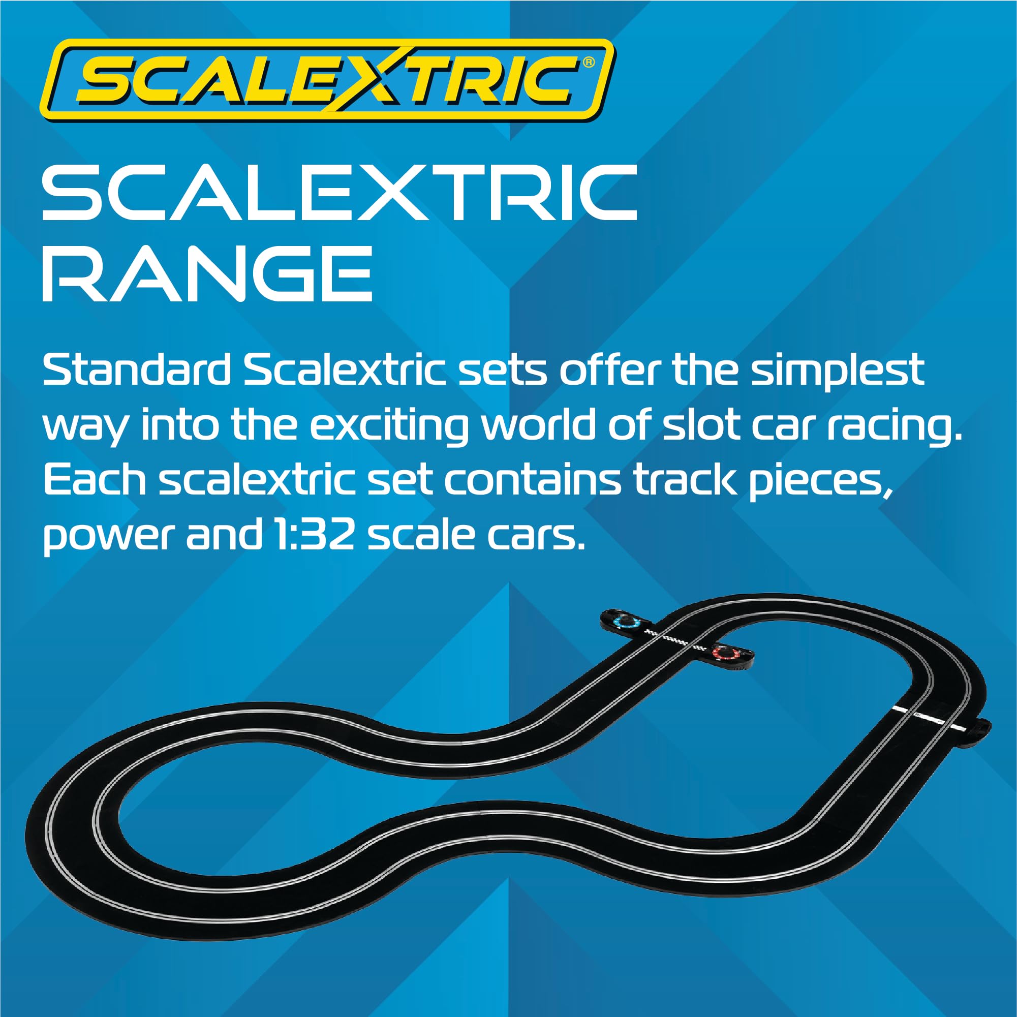 Scalextric Set da Corsa per Bambini, C1450M Williams Racing Race Set Speed ​​Track, Piste da Corsa Elettriche per Ragazzi e Ragazze 5, Set da Corsa per Mini Auto in Scala 1:32