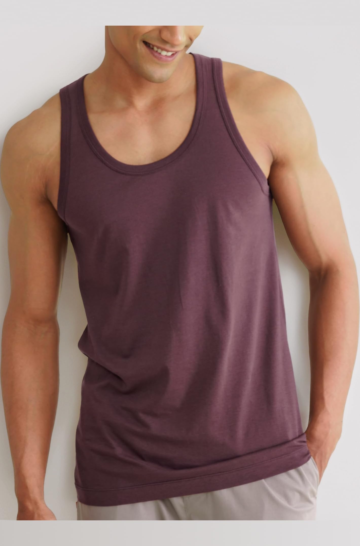 Neo-Cotton Round Neck Vest for Man, Anti-Bacterial, Shape Retaining Vest, 100% Cotton Banyan for Men, Buttery Soft Inner Baniyan