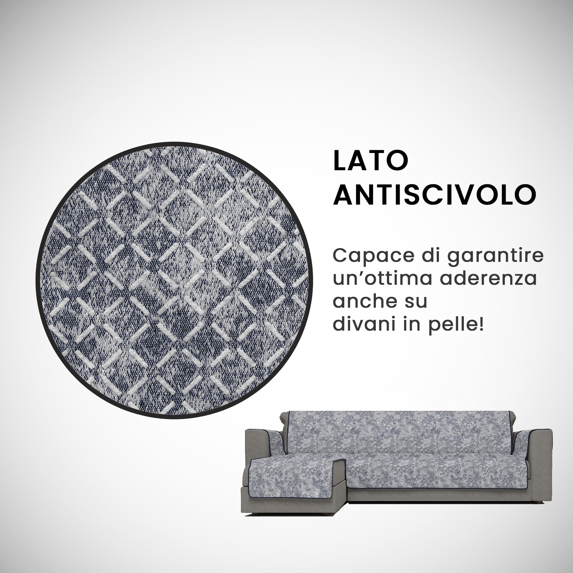 SOFÁ TANUK CHAISE LONGUE LOKI GRIS MARENGO IZQUIERDA | Leroy Merlin