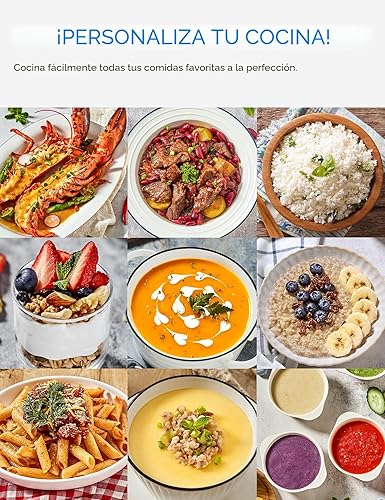 Miniatura 4 de Midea Olla a presión eléctrica 12 en 1, 8 cuartos, 12 preajustes, olla de cocción lenta programable multifuncional, olla arrocera, vaporera, sartén