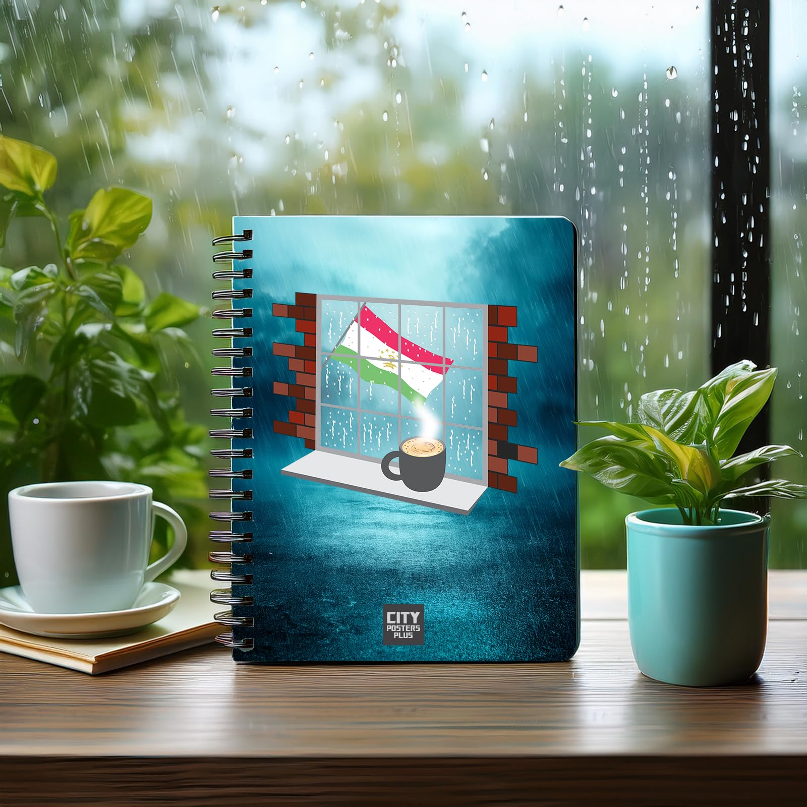 Carnet de notes Tajikistan Coffee Rain A5 pour ne plus jamais manquer de pages - 4