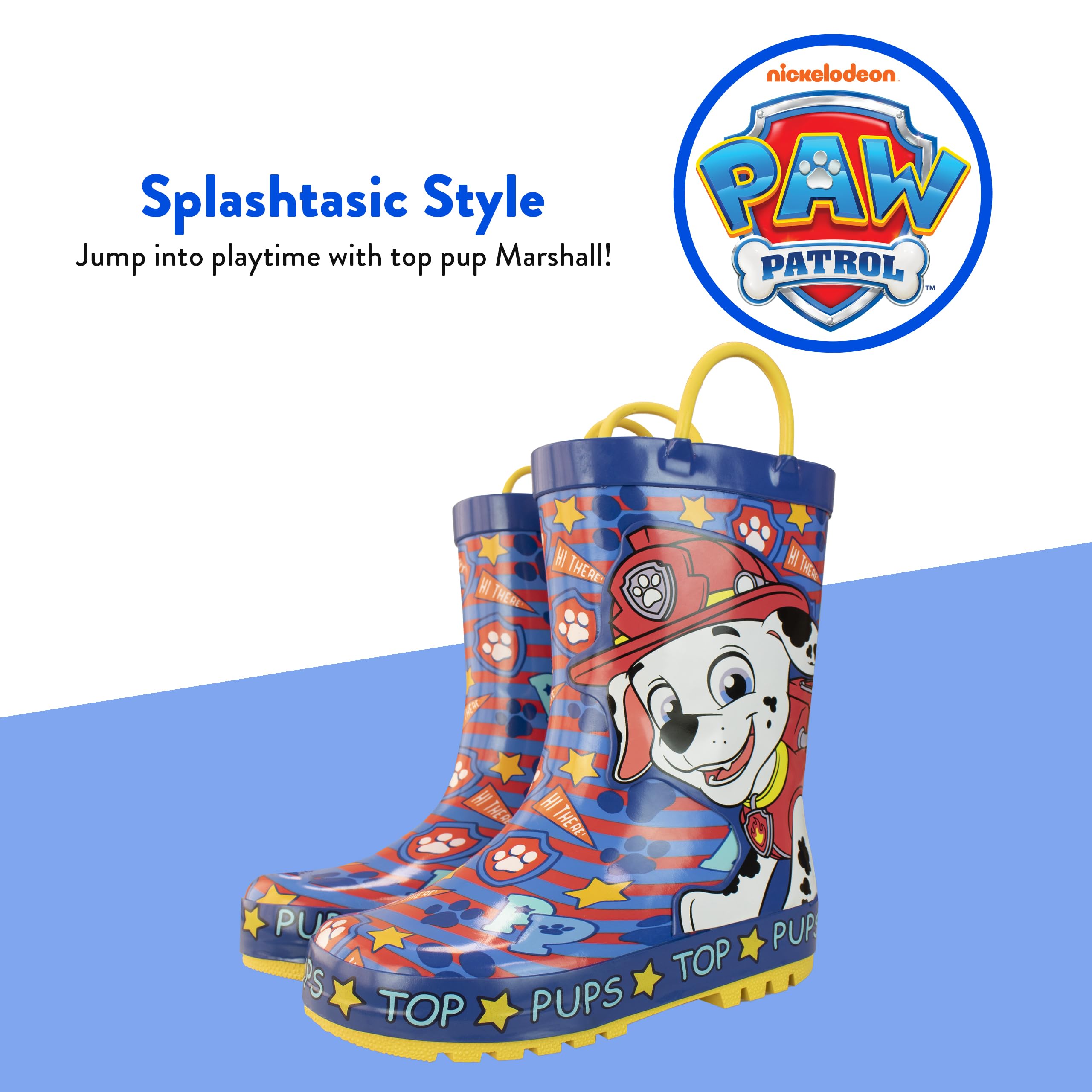 Paw Patrol Botas Impermeables para Niños La Patrulla Canina
