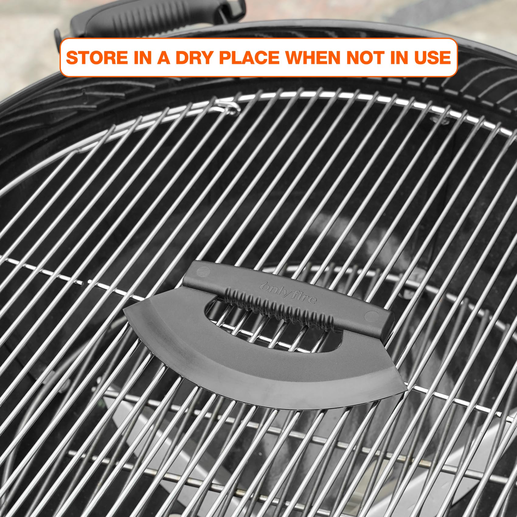 Grattoir de Nettoyage Onlyfire pour Weber Kettle BBQ Charbon 47/57/67 cm