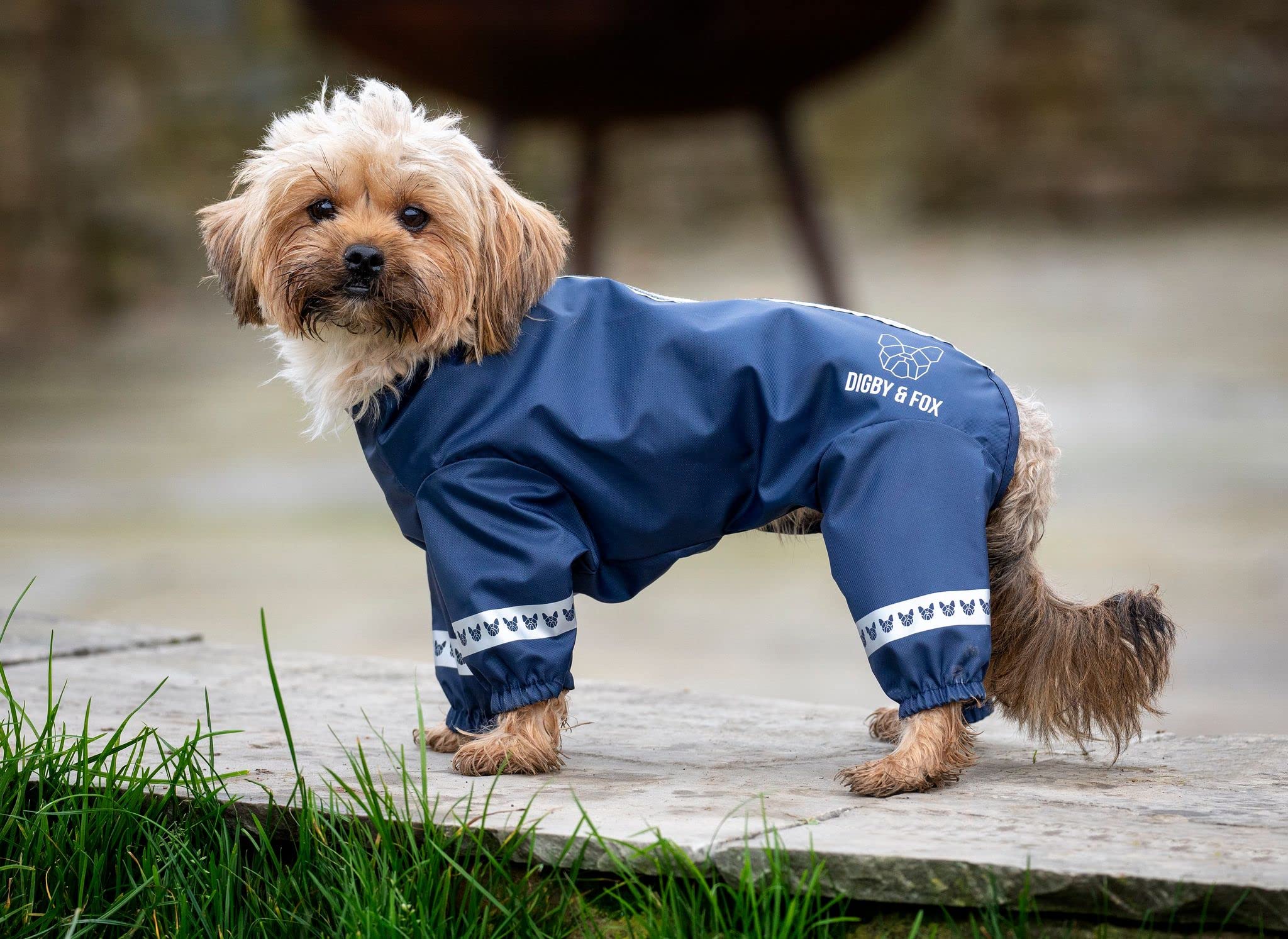 Digby & Fox Cover-All Dog Coat (XXXX-Small), Navy
